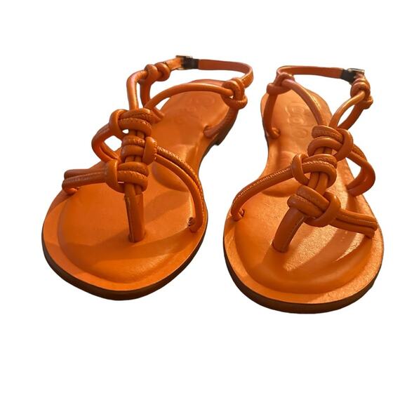 Golo Modern Roman Sandals Beach Pool Vacation, Orange Peel, size 6.5 - Picture 4 of 4